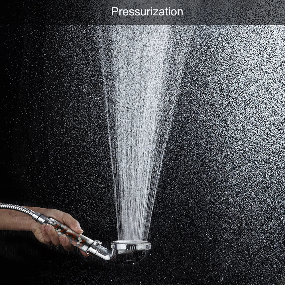 Mineral Balls 3 Modes High Pressure Shower Head