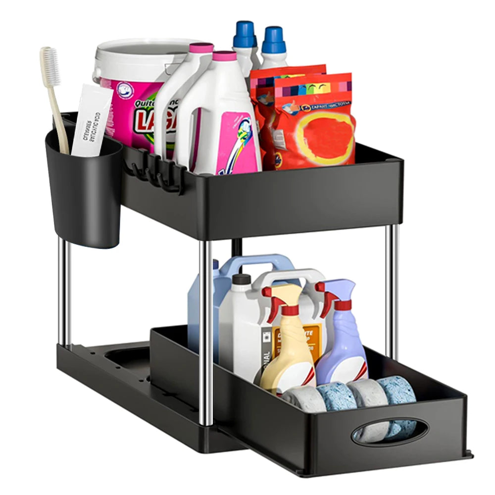2 Tier Under Sink Organizer