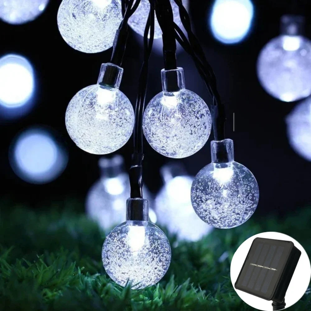 Crystal Globe LED String Lights