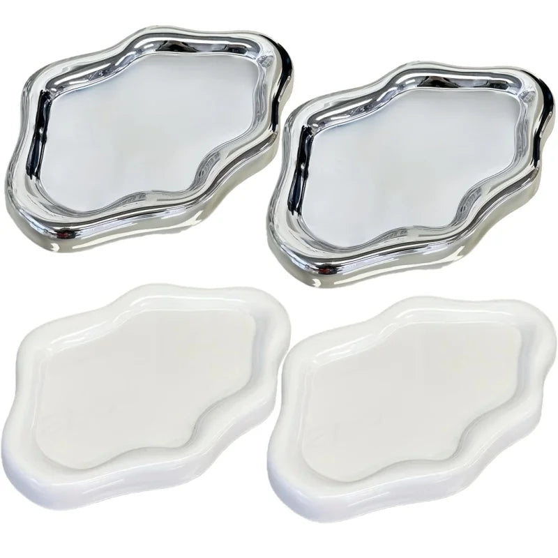 Cloud-Shaped Jewelry Tray Decorative Plate for Rings Earrings Bracelets & Necklaces