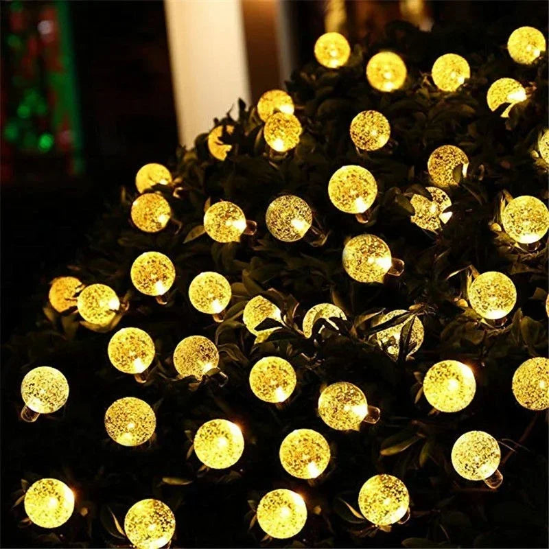Crystal Globe LED String Lights