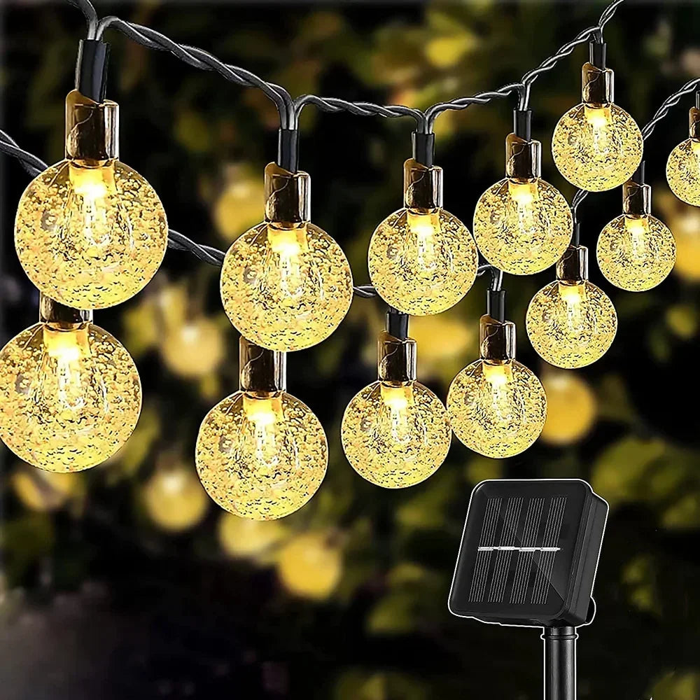 Crystal Globe LED String Lights