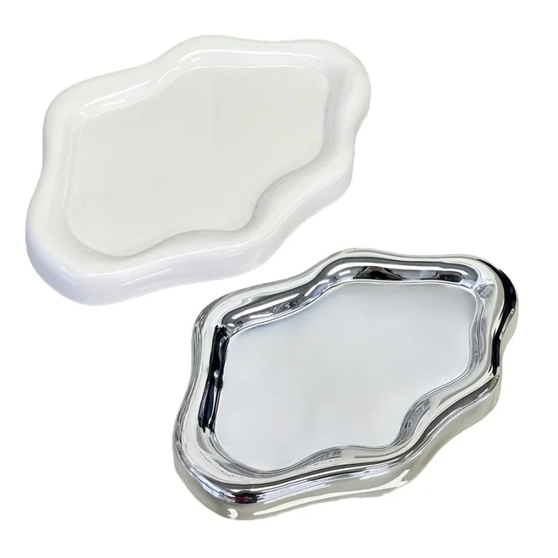 Cloud-Shaped Jewelry Tray Decorative Plate for Rings Earrings Bracelets & Necklaces