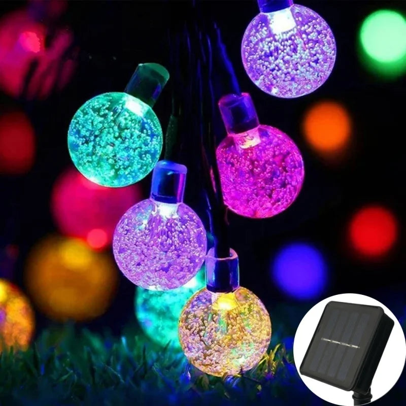 Crystal Globe LED String Lights