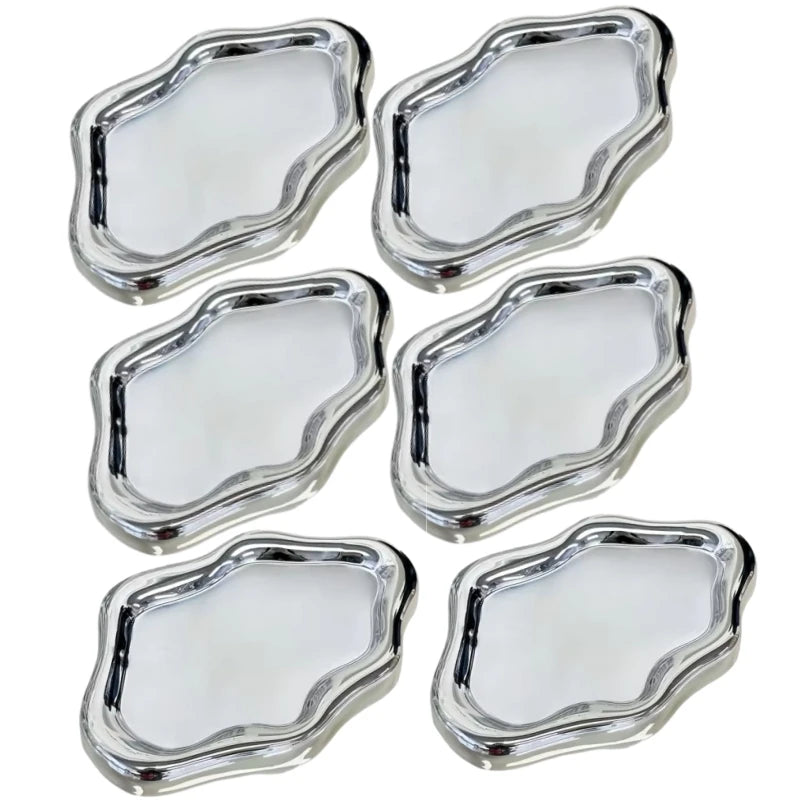Cloud-Shaped Jewelry Tray Decorative Plate for Rings Earrings Bracelets & Necklaces