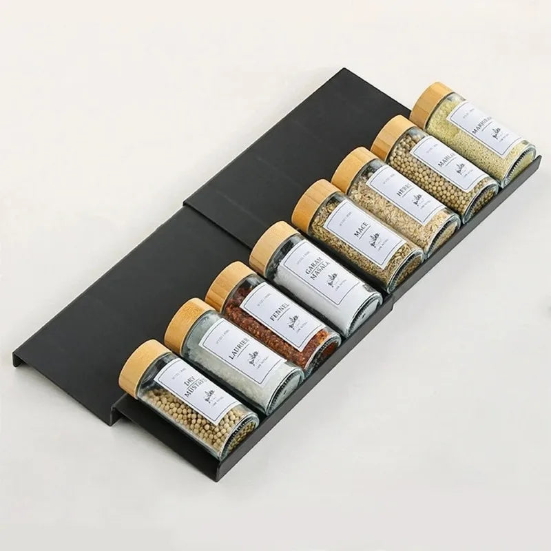 4 Layers Kitchen Spice Drawer Organizer