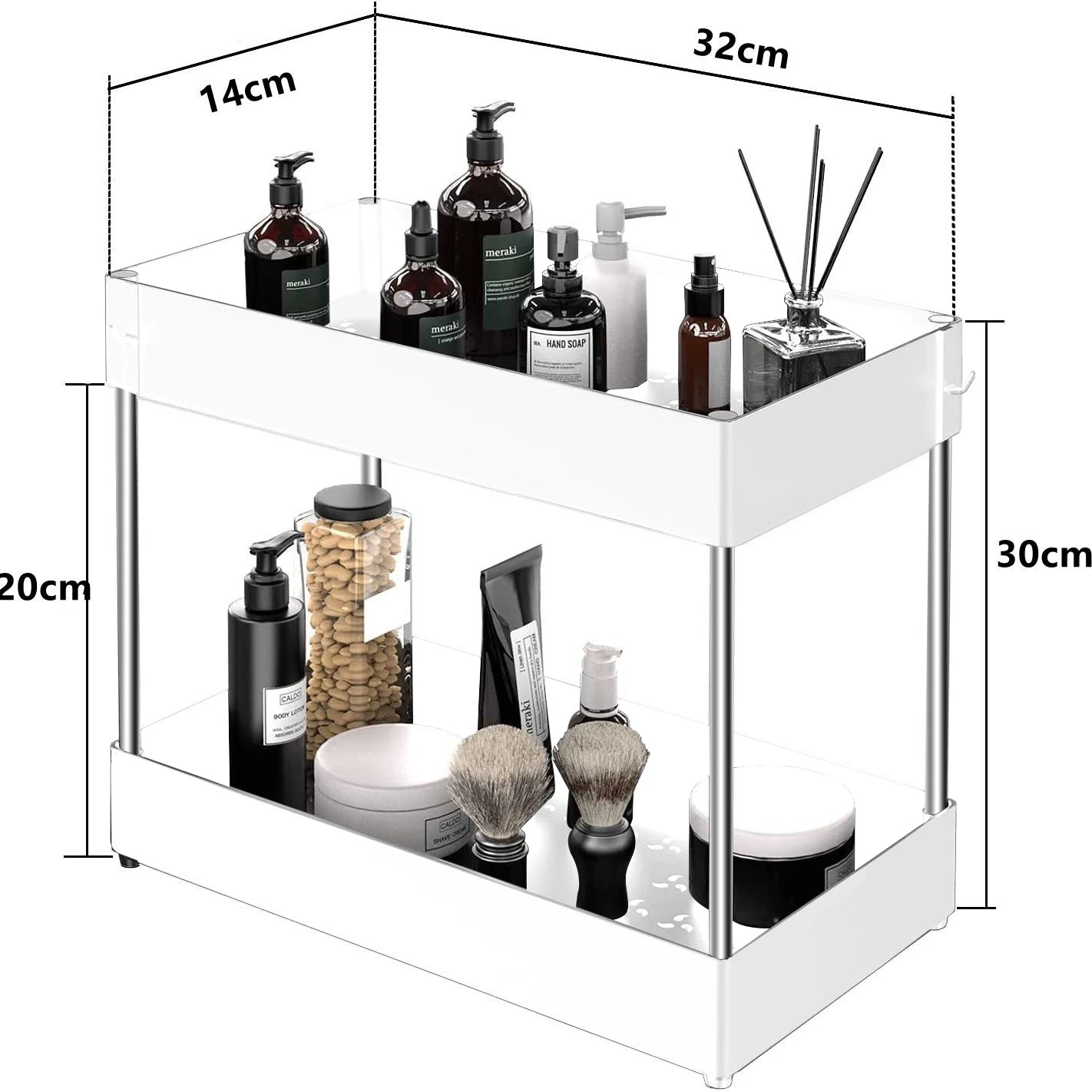 2 Tier Under Sink Organizer
