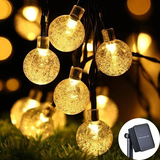 Crystal Globe LED String Lights